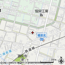 静岡県浜松市中央区積志町421周辺の地図