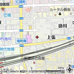 静岡県掛川市塩町11周辺の地図