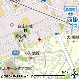静岡県掛川市大池911周辺の地図