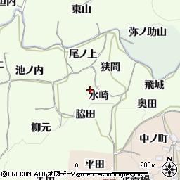 京都府木津川市加茂町例幣（水崎）周辺の地図