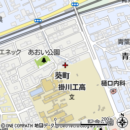 静岡県掛川市葵町12周辺の地図