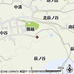 京都府木津川市山城町平尾腰越周辺の地図