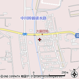 静岡県磐田市大久保734-65周辺の地図