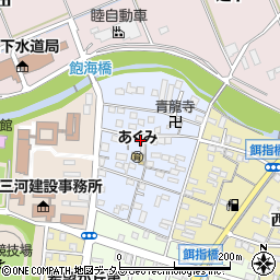 愛知県豊橋市飽海町55周辺の地図
