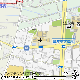 静岡県浜松市中央区笠井町1055周辺の地図