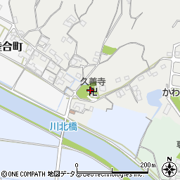 久善寺周辺の地図