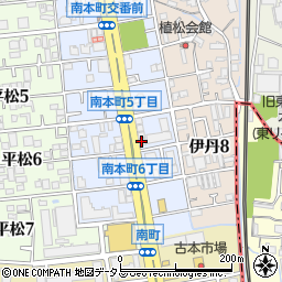 サイクルショップカンザキ伊丹店周辺の地図