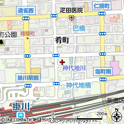 静岡県掛川市駅前12-7周辺の地図