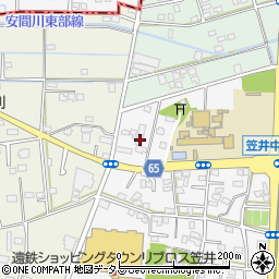 静岡県浜松市中央区笠井町1087周辺の地図