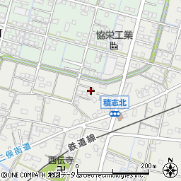 静岡県浜松市中央区積志町412周辺の地図