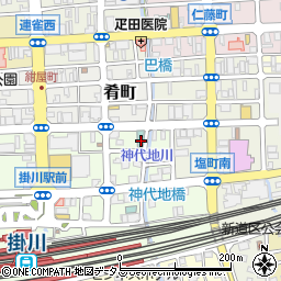 静岡県掛川市駅前12-2周辺の地図