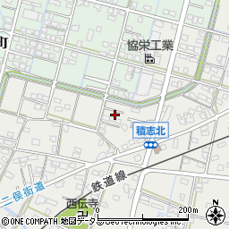静岡県浜松市中央区積志町417周辺の地図