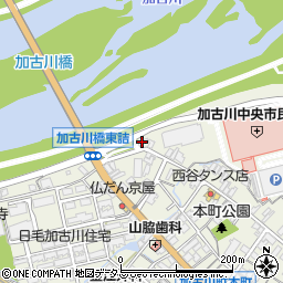 兵庫県加古川市加古川町本町518周辺の地図