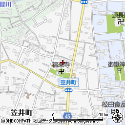 静岡県浜松市中央区笠井町247周辺の地図