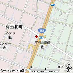 静岡県浜松市中央区有玉北町335周辺の地図