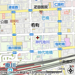 静岡県掛川市駅前12周辺の地図