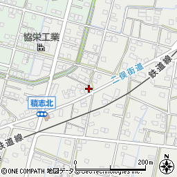 静岡県浜松市中央区積志町157周辺の地図