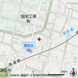 静岡県浜松市中央区積志町164周辺の地図