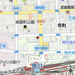 喜八屋 掛川店周辺の地図
