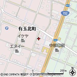 静岡県浜松市中央区有玉北町355周辺の地図