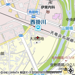 静岡県掛川市長谷364周辺の地図