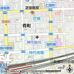 静岡県掛川市駅前13-4周辺の地図