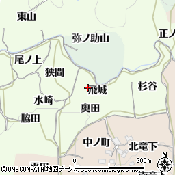 京都府木津川市加茂町例幣飛城周辺の地図