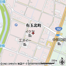 静岡県浜松市中央区有玉北町379周辺の地図