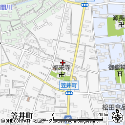 静岡県浜松市中央区笠井町245周辺の地図