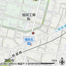 静岡県浜松市中央区積志町165周辺の地図