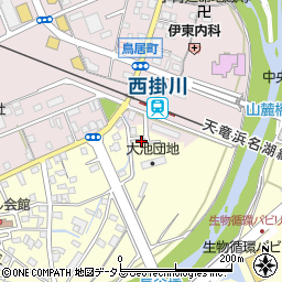 静岡県掛川市長谷361-11周辺の地図