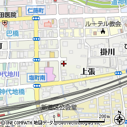 静岡県掛川市塩町11-6周辺の地図