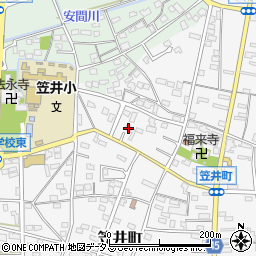 静岡県浜松市中央区笠井町425周辺の地図