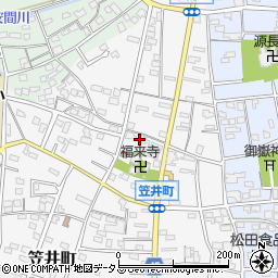 静岡県浜松市中央区笠井町373周辺の地図