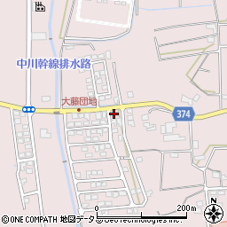 静岡県磐田市大久保734-121周辺の地図