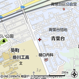 静岡県掛川市青葉台20-20周辺の地図