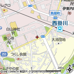 静岡県掛川市大池919周辺の地図