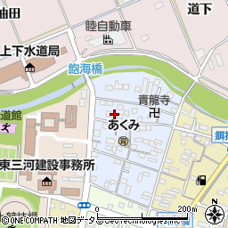 愛知県豊橋市飽海町41周辺の地図