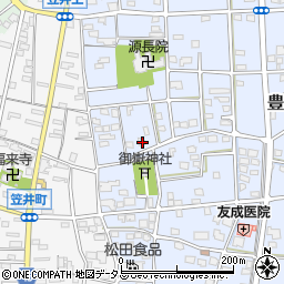 静岡県浜松市中央区豊町2639周辺の地図