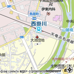 静岡県掛川市長谷364-5周辺の地図