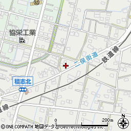 静岡県浜松市中央区積志町155周辺の地図