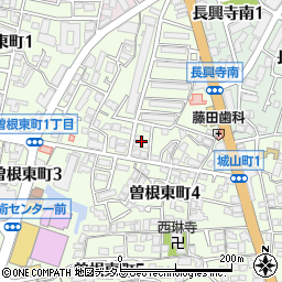 大阪府豊中市曽根東町2丁目5周辺の地図