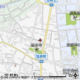 静岡県浜松市中央区笠井町243周辺の地図