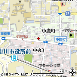 静岡県掛川市小鷹町169周辺の地図