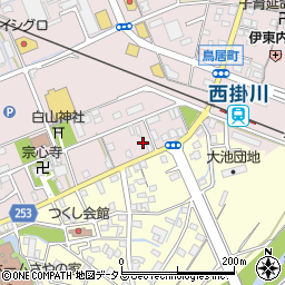 静岡県掛川市大池918周辺の地図