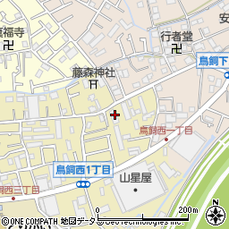北大阪農協東支店周辺の地図