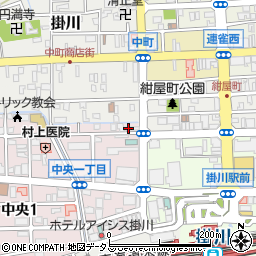 ａｐｏｌｌｏｓｔａｔｉｏｎタウンスポット掛川ＳＳ周辺の地図