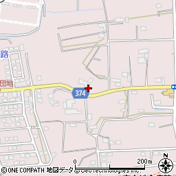 静岡県磐田市大久保800周辺の地図