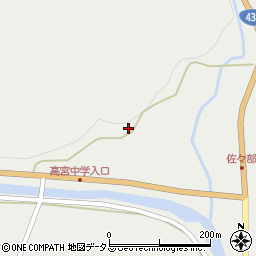 広島県安芸高田市高宮町佐々部382周辺の地図