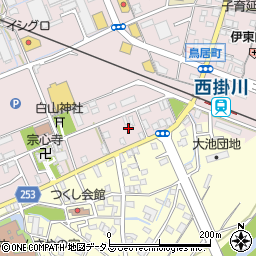 静岡県掛川市大池833周辺の地図